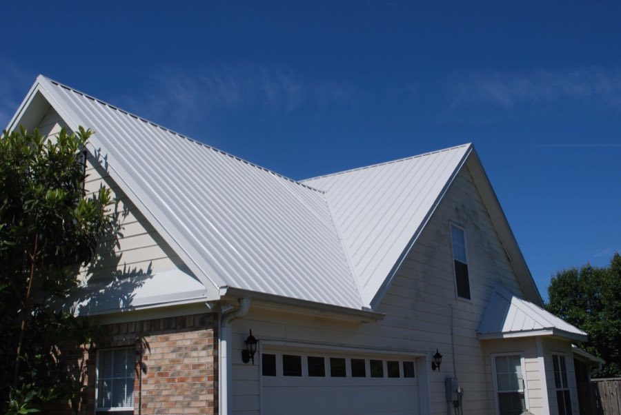 Metal roof installed by Viking Roofing in Canton, GA